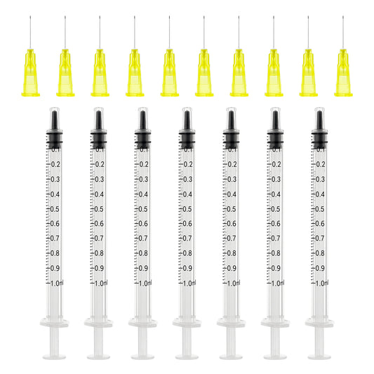 🔥Amazon No.1 Star Products✨1ml Sterile Syringes +30G 13MM Sterile Injection Needles Sharp Pointed Needles Disposable Needle