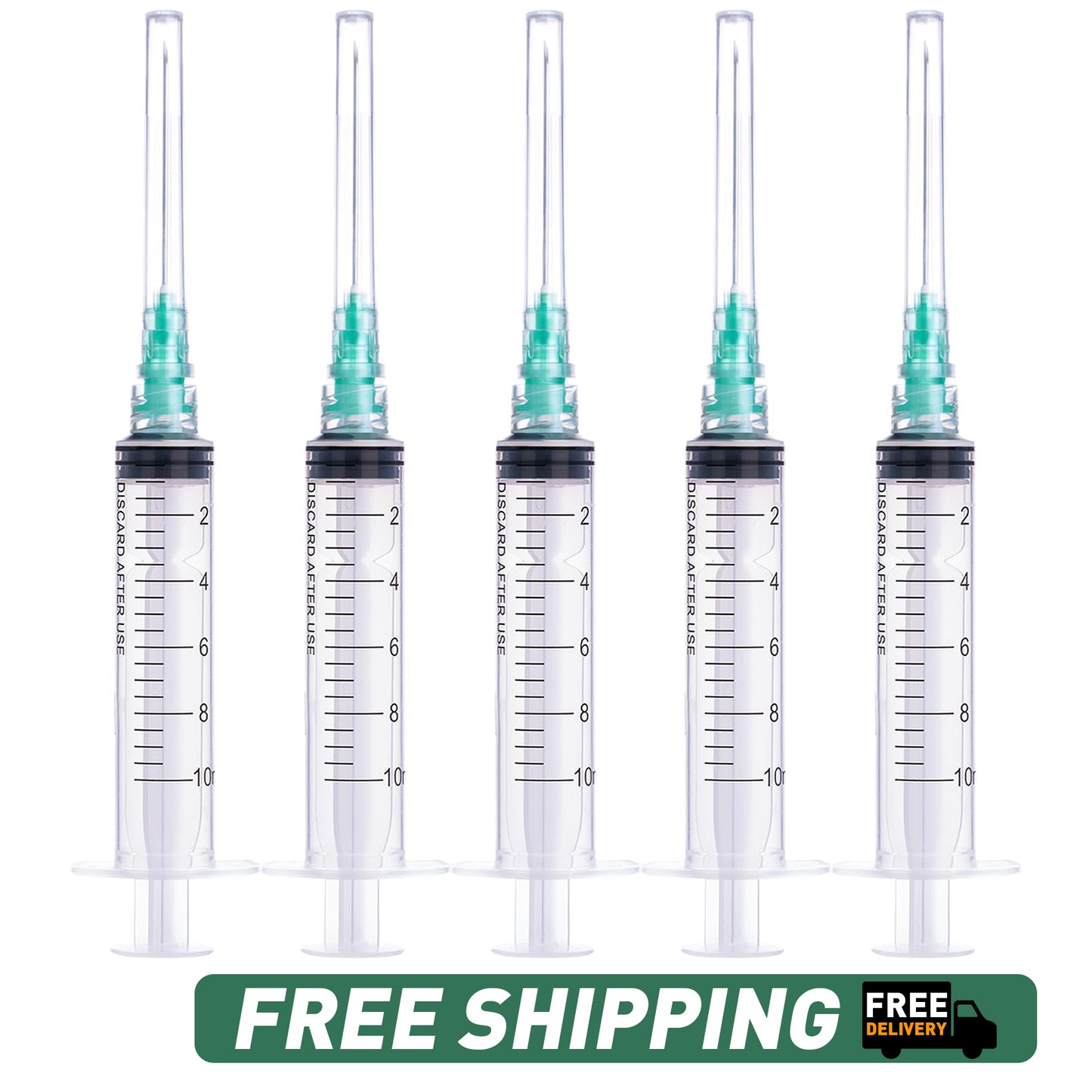 🔥Amazon No.1 Star Products✨SHAOTONG 1ml Syringe with 25 Gauge 1 inch 25mm Luer Lock Accessories, Sterile Disposable Hypodermic Needle, 100 Pack