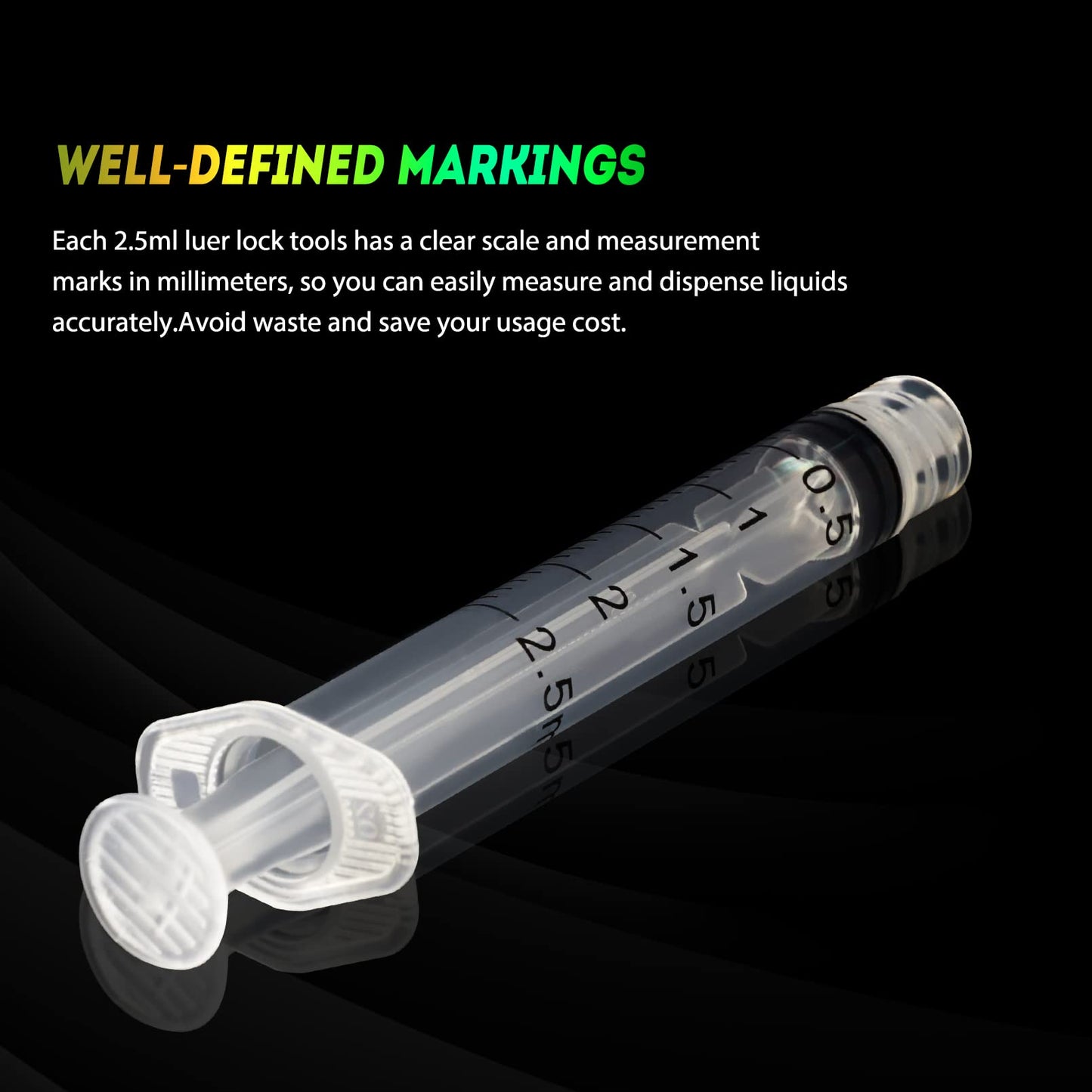 🔥Amazon No.1 Star Products✨SHAOTONG 2.5ml Syringe with 25 Gauge 1 inch 25mm  Luer Lock Accessories, Sterile Disposable Hypodermic Needle, 100 Pack