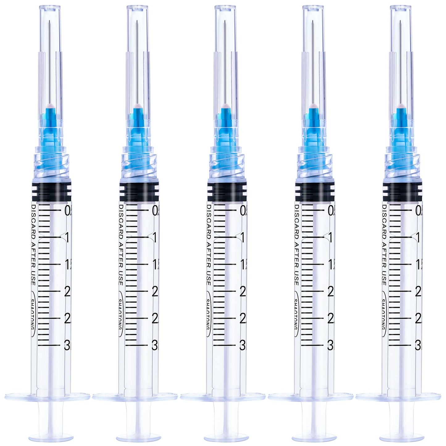 🔥Amazon No.1 Star Products✨SHAOTONG 3ml Syringe with 23 Gauge 1 inch 25mm  Luer Lock Accessories, Sterile Disposable Hypodermic Needle, 100 Pack