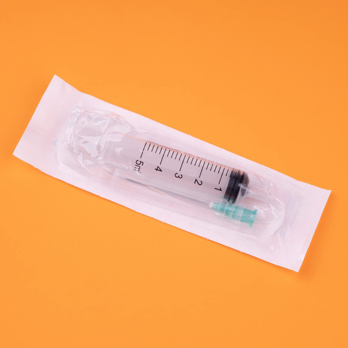 🔥Amazon No.1 Star Products✨SHAOTONG 5ml Syringe with 21G 1.5In Needle - Disposable Individual Packaging Hypodermic Needle