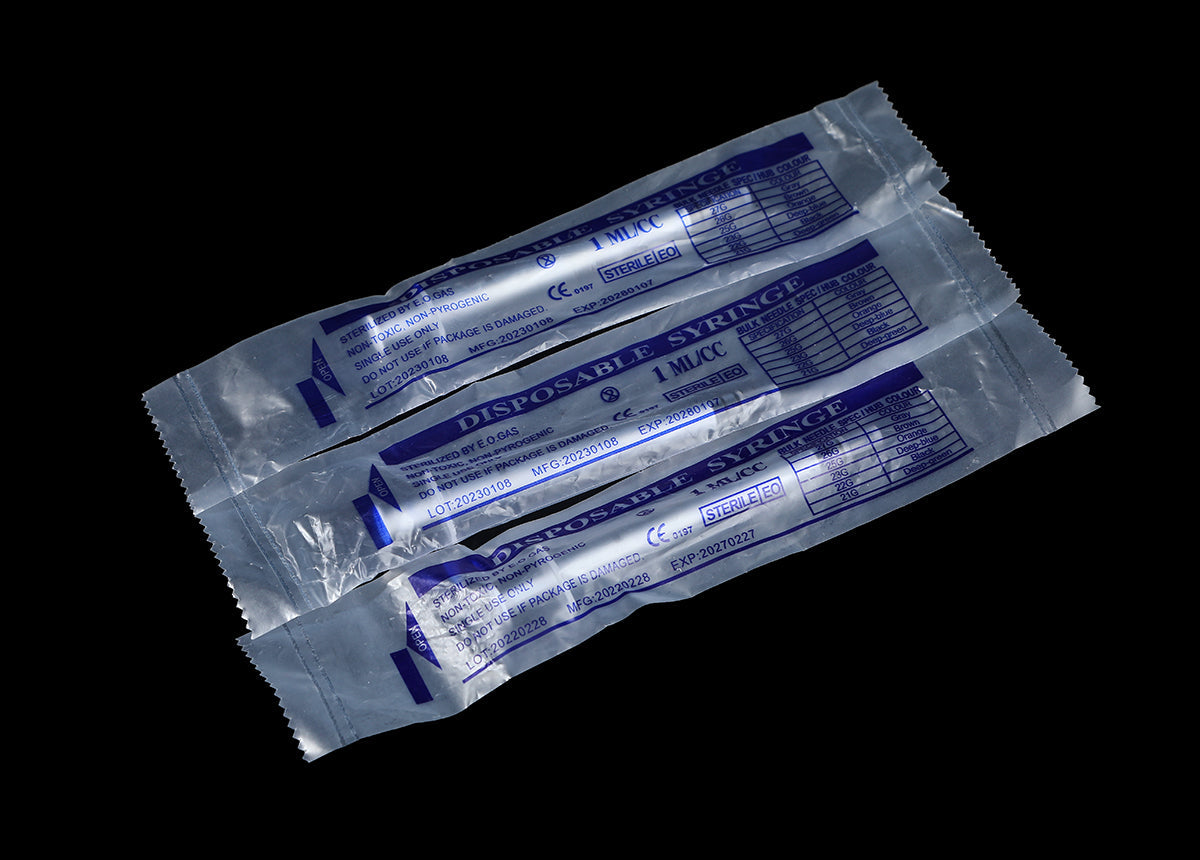 🔥Amazon No.1 Star Products✨SHAOTONG 1ml/lcc Sterile Syringes ForMedical,Laboratory, Daily Use Sterile Individually Packaged Not Include Needles